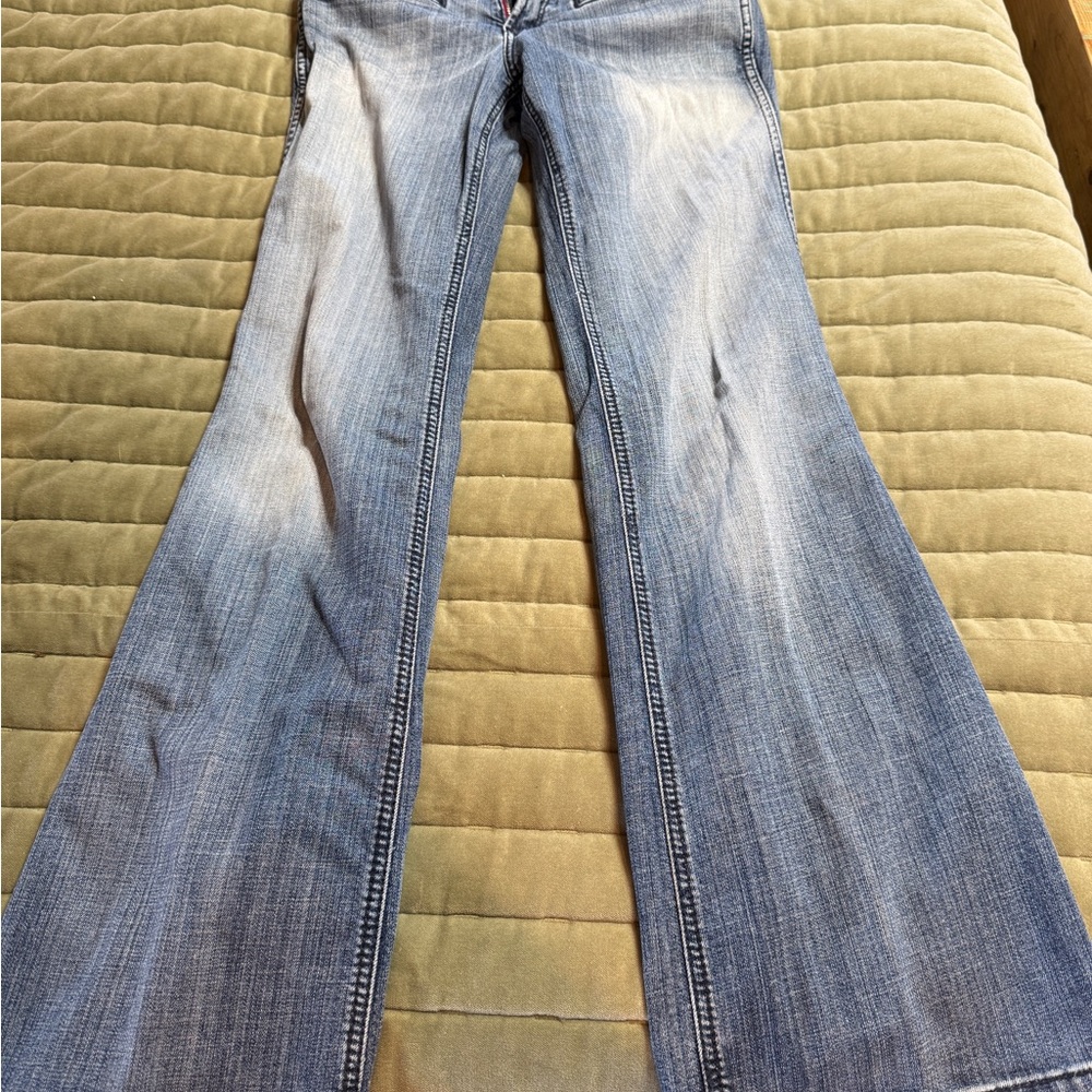Ariat Women's Flare Jeans in Light Blue